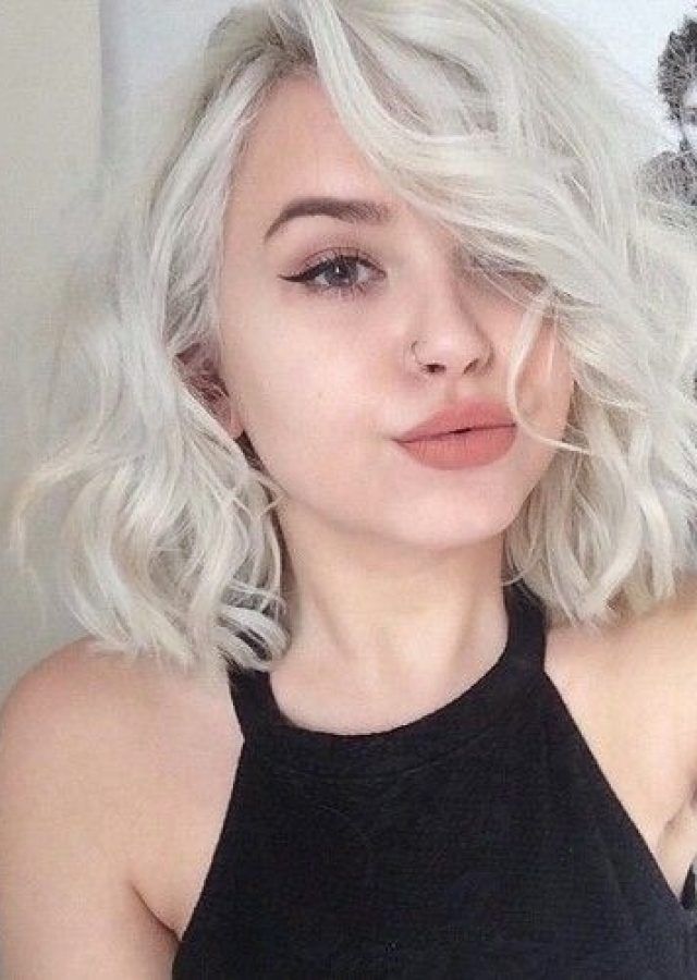 2024 Popular White Blonde Curls Hairstyles