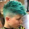 Turquoise Side-Parted Mohawk Hairstyles (Photo 1 of 25)