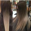 Ash Blonde Balayage Ombre On Dark Hairstyles (Photo 18 of 25)