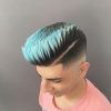Turquoise Side-Parted Mohawk Hairstyles (Photo 24 of 25)