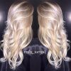 Pearl Blonde Bouncy Waves Hairstyles (Photo 12 of 25)