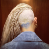 Shaved Platinum Hairstyles With Micro Braids (Photo 2 of 25)