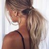 Low Pony Hairstyles With Bangs (Photo 8 of 25)