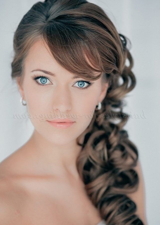 15 Photos Wedding Hairstyles Long Side Ponytail Hair