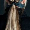 Ponytail Bridal Hairstyles With Headband And Bow (Photo 3 of 25)
