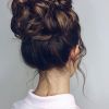 Messy High Bun Prom Updos (Photo 5 of 25)