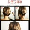 Quick Twist Updo Hairstyles (Photo 1 of 15)