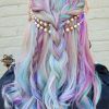 Cotton Candy Colors Blend Mermaid Braid Hairstyles (Photo 2 of 25)