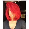 Bright Red Bob Hairstyles (Photo 10 of 25)