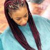 Side-Shaved Cornrows Braids Hairstyles (Photo 12 of 25)