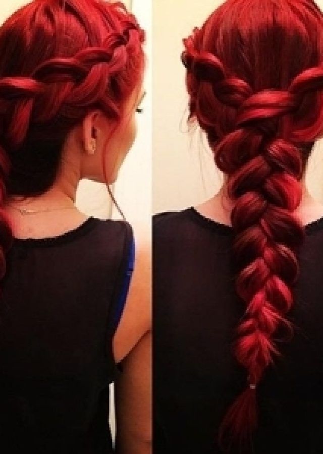 15 Inspirations Braided Hairstyles for Red Hair
