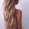 Blonde Ponytail Hairstyles With Beach Waves (Photo 4 of 25)