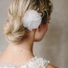 Floral Bun Updo Hairstyles (Photo 9 of 25)