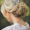 Subtle Curls And Bun Hairstyles For Wedding (Photo 4 of 25)