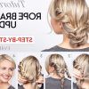 Twisted Rope Braid Updo Hairstyles (Photo 2 of 25)