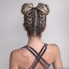 Braided Bun With Two French Braids (Photo 11 of 15)
