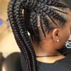 Black Layered Senegalese Twists Pony Hairstyles (Photo 11 of 25)