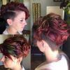 Wavy Asymmetrical Pixie Haircuts With Pastel Red (Photo 5 of 26)