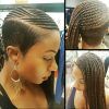 Side-Shaved Cornrows Braids Hairstyles (Photo 4 of 25)