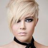 Choppy Blonde Pixie Hairstyles With Long Side Bangs (Photo 8 of 25)