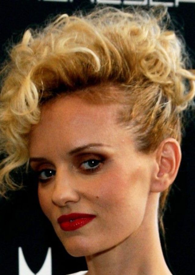25 Best Ideas Short and Curly Faux Mohawk Hairstyles