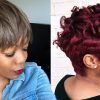 Short Hairstyles With Color For Black Women (Photo 13 of 25)