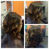 Curly Dark Brown Bob Hairstyles With Partial Balayage (Photo 16 of 25)