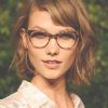 Medium Hairstyles For Women With Glasses (Photo 6 of 15)