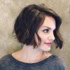 Short Asymmetric Bob Hairstyles With Textured Curls (Photo 16 of 25)