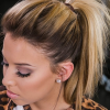 Messy Pony Hairstyles For Medium Hair With Bangs (Photo 10 of 25)
