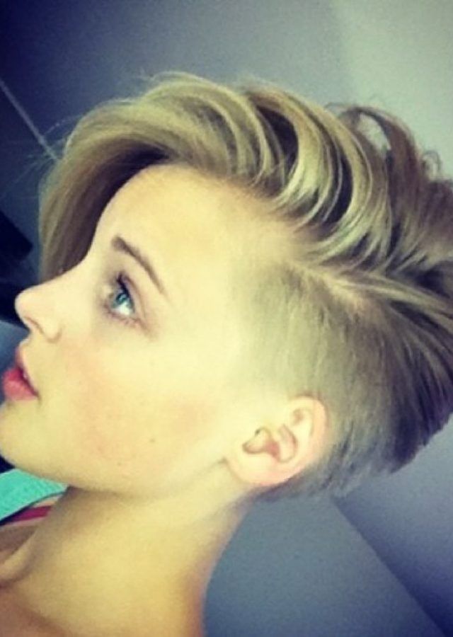 The 25 Best Collection of Short Hairstyles with Shaved Sides