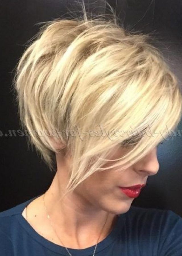 25 Best Ideas Short Ruffled Hairstyles with Blonde Highlights