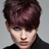Pageboy Maroon Red Pixie Haircuts (Photo 10 of 25)