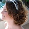 Wedding Hairstyles For Medium Length Hair With Tiara (Photo 9 of 15)