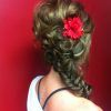 Mermaid Fishtail Hairstyles With Hair Flowers (Photo 18 of 25)