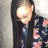Side-Parted Loose Cornrows Braided Hairstyles (Photo 1 of 25)