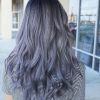 Dark Brown Hair Hairstyles With Silver Blonde Highlights (Photo 11 of 25)