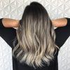 Ash Blonde Balayage Ombre On Dark Hairstyles (Photo 4 of 25)