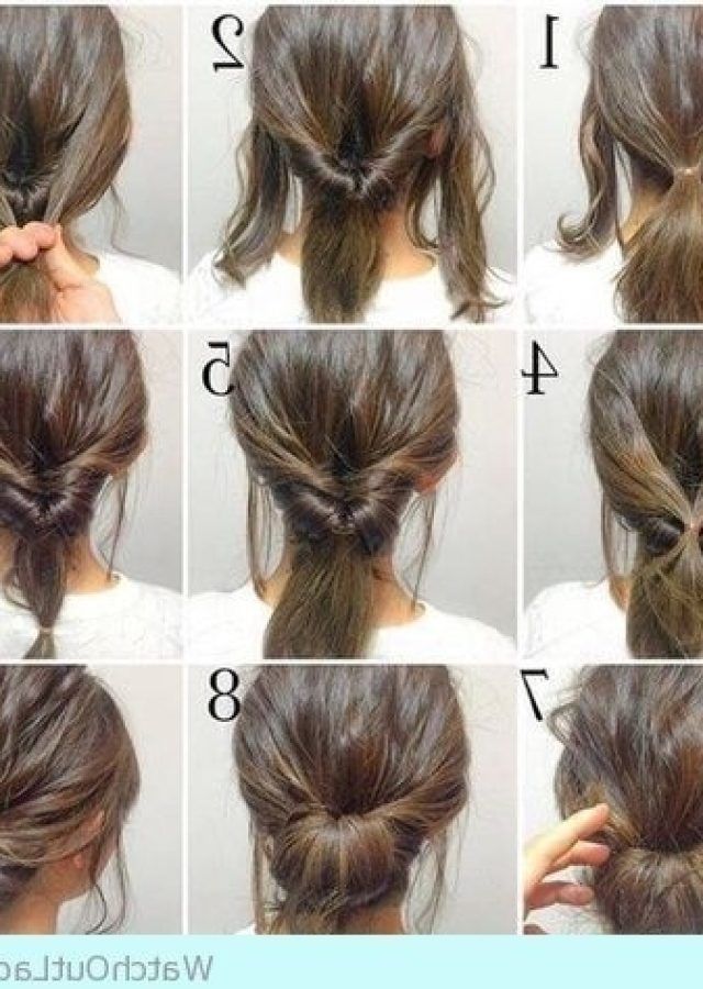 15 Best Collection of Easy Updo Hairstyles for Fine Hair Medium