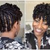 Updo Hairstyles For Medium Length Natural Hair (Photo 2 of 15)