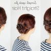 Low Updo For Straight Hair (Photo 1 of 25)