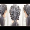 Rolled Roses Braids Hairstyles (Photo 11 of 25)