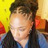 Tightly Coiled Gray Dreads Bun Hairstyles (Photo 4 of 25)