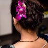 Side Bun Prom Hairstyles With Orchids (Photo 6 of 25)