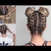 Braided Space Buns Updo Hairstyles (Photo 2 of 25)