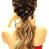 Reverse French Braids Ponytail Hairstyles With Chocolate Coils (Photo 17 of 25)