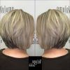 Ash Blonde Balayage For Short Stacked Bob Hairstyles (Photo 23 of 25)