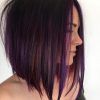 Purple-Tinted Off-Centered Bob Hairstyles (Photo 3 of 25)