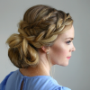 French Braids Crown And Side Fishtail (Photo 3 of 15)