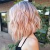 Pink Asymmetrical A-Line Bob Hairstyles (Photo 17 of 25)